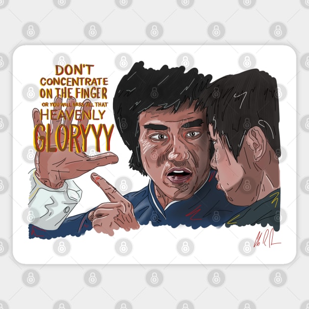Enter The Dragon: Heavenly Gloryyy Magnet by 51Deesigns